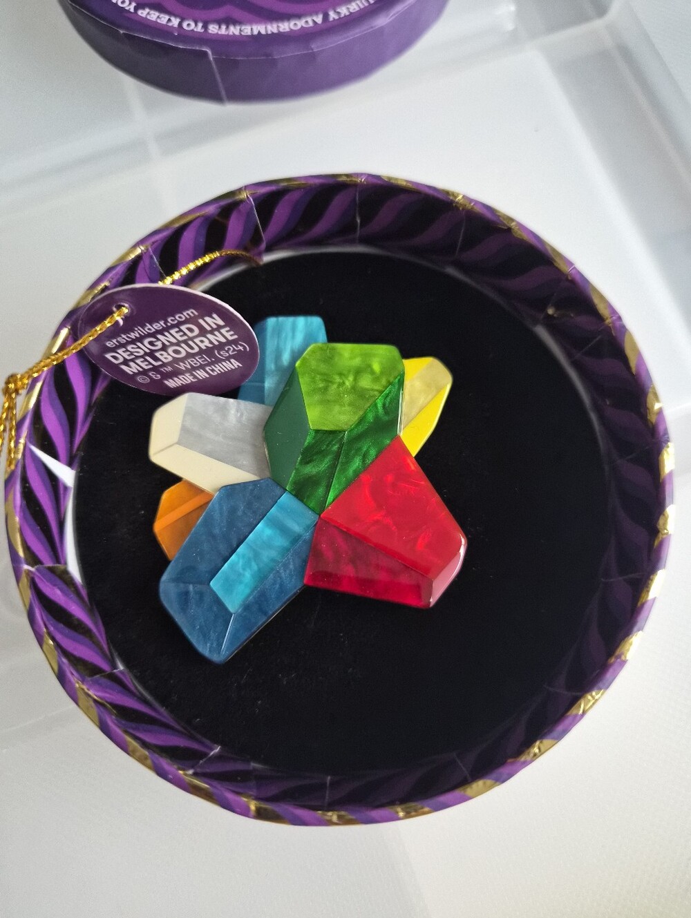 *NIB* [Erstwilder] Willy Wonka, Everlasting Gobstopper Brooch